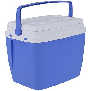 Caixa Térmica 18L com ALÇA e Suporte Azul