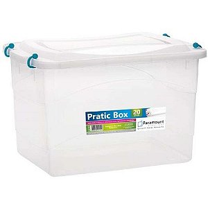 Caixa Plástica Multiuso Pratic BOX 20L 41X29X25CM