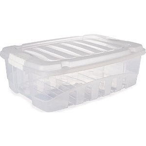 Caixa Plástica Multiuso GRAN BOX Baixa Incolor 9,3L
