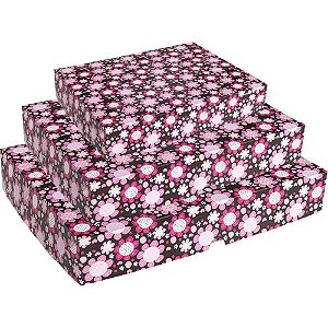 Caixa para Presente FLEX Pequena 15X22X5CM - Pacote com 20, 6 Modelos Sortidos