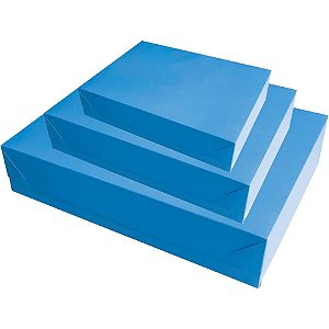 Caixa para Presente com Tampa Média 26X19X7,5 CM TONS Fortes – Pacote com 16 Unidades