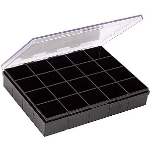 Caixa Organizadora com 20 Divisórias Preta