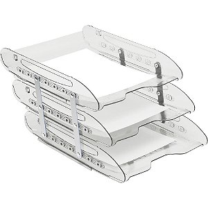 Caixa de Correspondência Tripla Articulada Super X Cristal