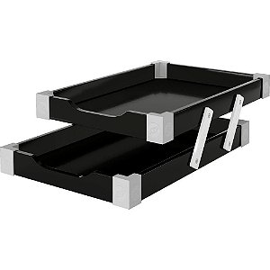 Caixa Correspondência Madeira MDF BLACK Piano N2 25X36X8