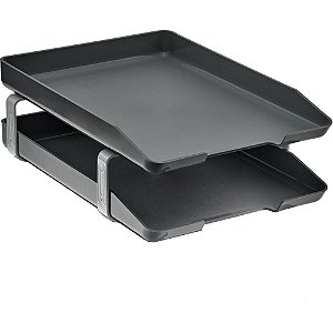 Caixa Correspondência Dupla Acrílica Classic Preto