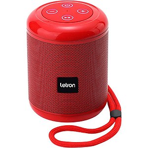 Caixa Acústica Letron Bluetooth EASY SP04 Vermelho