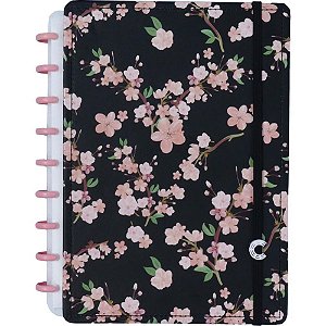 Caderno Inteligente Médio BY Gocase Rose BLACK 80 Folhas