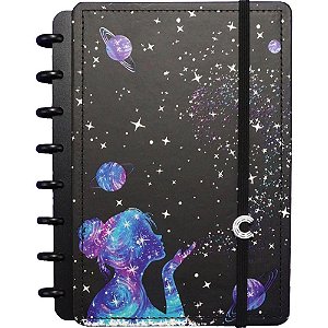 Caderno Inteligente Grande Poeira das Estrelas 80 Folhas