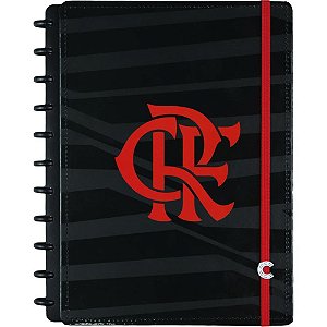 Caderno Inteligente Grande Flamengo Rubro Negro 80 Folhas