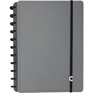 Caderno Inteligente Grande Basic GREY 80 Folhas