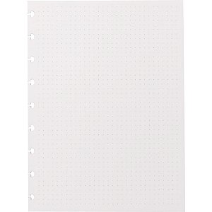 Caderno Inteligente Refil Médio Pontilhado 120G 30FLS