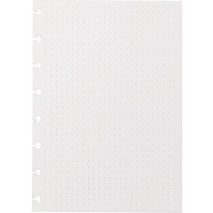 Caderno Inteligente Refil A5 Pontilhado 120G - 30 Folhas