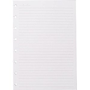 Caderno Inteligente Refil A5 Pautado 90G 50 Folhas