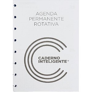 Caderno Inteligente Refil A5 Agenda PERM 90G 100FLS