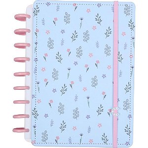 Caderno Inteligente Planner Médio Blue Garden