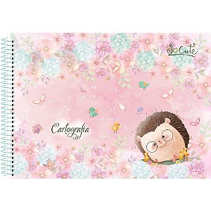 Caderno Desenho UNIV Capa Dura SO Cute Espiral 60F PCT com 05
