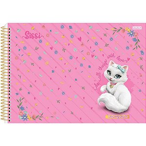 Caderno Desenho UNIV Capa Dura Sissi 80F PCT com 05