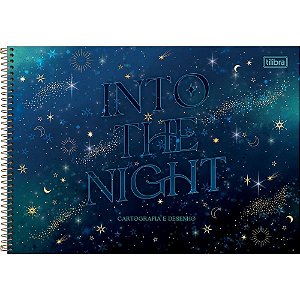 Caderno de Desenho Universitário Capa Dura Magic 80 Folhas - Pacote com 04