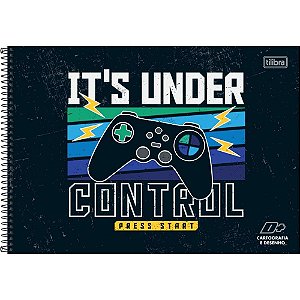 Caderno Desenho Universitário Capa Dura D+ Masculino 96 Folhas - Pacote com 04