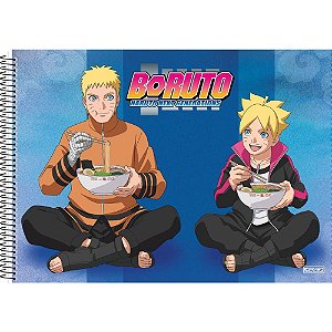 Caderno Desenho UNIV Capa Dura BORUTO/NARUTO 60F PCT com 05