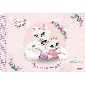 Caderno Desenho Milimetrado Sissi Espiral CD 80F PCT com 05