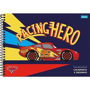 Caderno de Desenho Milimetrado CARS 80 Folhas - Pacote com 05
