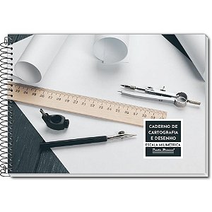 Caderno Desenho Milimetrado 60 Folhas UNIV ESP Capa Dura Pacote com 04