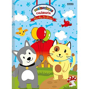 Caderno Caligrafia Capa Dura Dominguinhos Costurado 40F PCT com 05