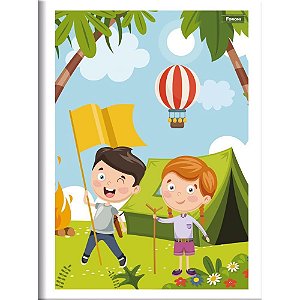 Caderno Brochurão Capa Infantil 96 Folhas – Pacote com 10 Unidades