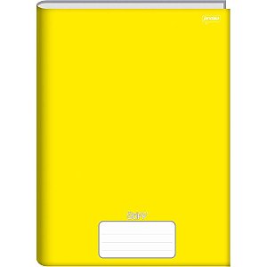 Caderno Brochurão sem Pauta STIFF 96 Folhas Amarelo CD Pacote com 05