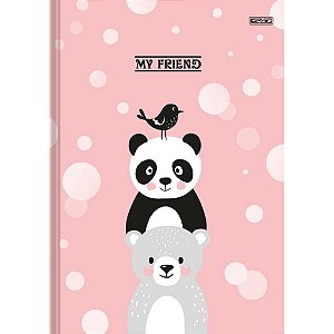Caderno Brochurão sem Pauta MY Friend Capa Dura 80F PCT com 05