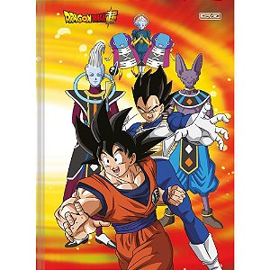 Caderno Brochurão Capa Dura Dragon BALL 80F PCT com 05