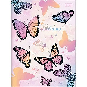 Caderno Brochurão Capa Dura Daisy 80 Folhas - Pacote com 5