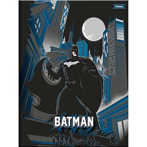 Caderno Brochurão Capa Dura Batman 80 Folhas - Pacote com 5