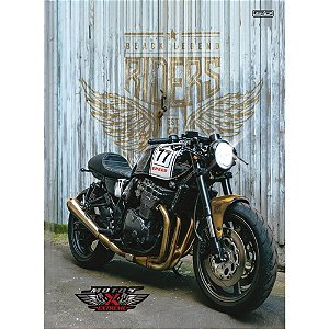 Caderno Brochura 1/4 Capa Dura Super Motos 80F PCT com 05