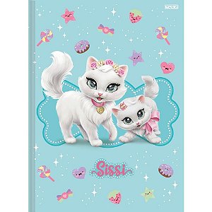 Caderno Brochura 1/4 Capa Dura Sissi 80F PCT com 05