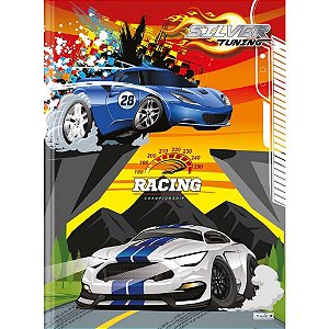 Caderno Brochura 1/4 Capa Dura Silver Tuning 48F PCT com 10