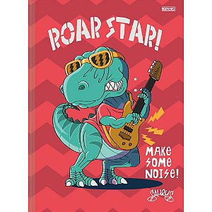 Caderno Brochura 1/4 Capa Dura Saurus 80F PCT com 05