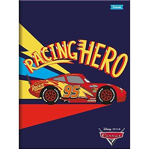 Caderno Brochura 1/4 Capa Dura CARS 80FLS PCT com 10