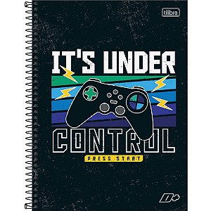 Caderno Espiral Capa Dura D+ Masculino 16 Matérias 320 Folhas – Pacote com 2 Unidades