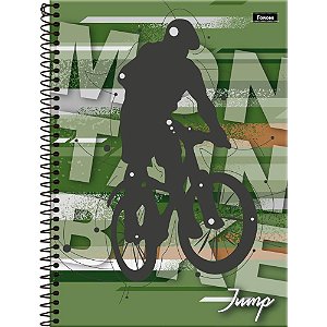 Caderno Espiral 15X1 Capa Dura JUMP 300 Folhas - Pacote com 04 Unidades