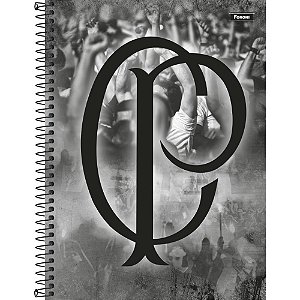Caderno 15X1 Capa Dura Corinthians 240 Folhas – Pacote com 2 Unidades