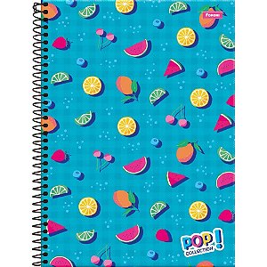 Caderno 12X1 Capa Dura POP Collection 240 Folhas - Pacote com 4 Unidades