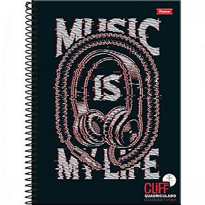 Caderno 12X1 Capa Dura CLIFF Masculino 192 Folhas Pacote com 4