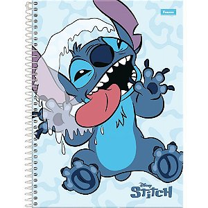 Caderno 10X1 Capa Dura STITCH 160 Folhas Pacote com 4