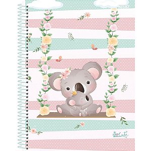 Caderno 10X1 Capa Dura SO Cute 160F PCT com 04