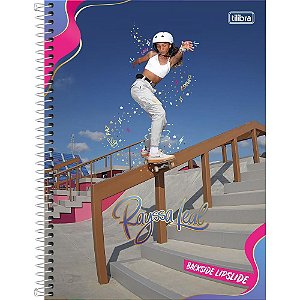 Caderno 10X1 Capa Dura Rayssa Leal 160FLS PCT com 04