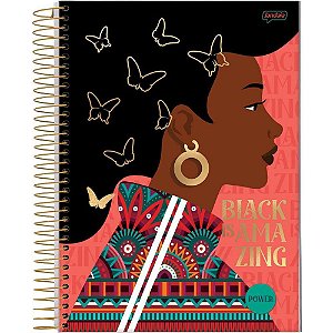 Caderno 10X1 Capa Dura Power 160FLS PCT com 04
