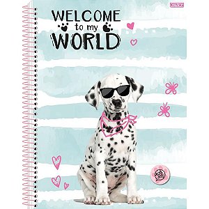 Caderno 10X1 Capa Dura MY PETS 160F PCT com 04