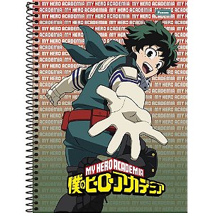 Caderno 10X1 Capa Dura MY Hero Academia 160FLS PCT com 04